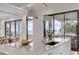 Kitchen island with a marble countertop, sink, and a view of the ocean at 3213 Middle St, Sullivans Island, SC 29482