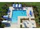 L-shaped pool with plenty of space for swimming at 496 Oak View Way, Summerville, SC 29483
