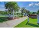 Amphitheater pathway with white fence and lake view at 496 Oak View Way, Summerville, SC 29483