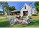 Enjoy evenings by the fire pit with comfortable seating at 496 Oak View Way, Summerville, SC 29483