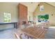 Relaxing indoor fireplace in a community building at 496 Oak View Way, Summerville, SC 29483