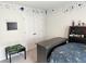 Space-themed bedroom with a bed, desk, and constellation wall art at 1011 Mossy Rock Dr, Summerville, SC 29485