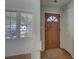 Hardwood floor entryway with a view of the front yard at 1172 Landsdowne Dr, Charleston, SC 29412