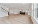 Open concept kitchen with island, stainless steel appliances, and white cabinetry at 1726 Cultivation Ln # 534, Mount Pleasant, SC 29466