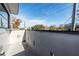 Private balcony with concrete wall and city views at 195 Saint Philip St, Charleston, SC 29403