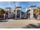 Three modern townhouses with sleek design and private entrances at 195 Saint Philip St, Charleston, SC 29403