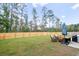 Large backyard with wooden fence and patio at 671 Silver Spruce St, Summerville, SC 29486