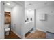Bathroom featuring double vanity and toilet at 671 Silver Spruce St, Summerville, SC 29486