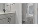 Bathroom with white vanity and black matte faucet at 758 Maynard Ln, Summerville, SC 29486