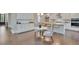 Modern kitchen with white cabinets, granite countertops, and island at 780 Maynard Ln, Summerville, SC 29486