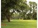 Golf course with lush green fairways and mature trees at 102 High Hammock Villas, Seabrook Island, SC 29455