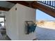 Outdoor shower stall near beach access, with chairs at 108 Palmetto Blvd, Edisto Beach, SC 29438