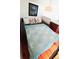 Small bedroom with a sleeper sofa and coastal decor at 108 Palmetto Blvd, Edisto Beach, SC 29438