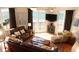 Oceanfront living room with stunning water views at 108 Palmetto Blvd, Edisto Beach, SC 29438