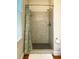 Large walk-in shower with tile surround at 108 Palmetto Blvd, Edisto Beach, SC 29438
