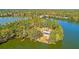 Private pavilion on the lake with a wooden dock providing lake access at 1447 Clay Field Trl, Summerville, SC 29485
