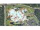 Map of the community's expansive pool area, highlighting various features at 1447 Clay Field Trl, Summerville, SC 29485