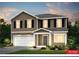 Two-story house with a neutral color palette and a three-car garage at 204 West Bradford Pointe Dr, Summerville, SC 29486