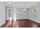 Spacious dining area with hardwood floors and lots of natural light at 313 Oakbend St, Summerville, SC 29486