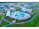 Community pool with expansive deck and nearby green space at 316 Trailmore Ln, Summerville, SC 29486
