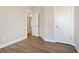 Spacious bedroom with wood-look floors and ample closet space at 316 Trailmore Ln, Summerville, SC 29486