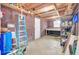 Unfinished basement with workshop area and ample storage at 388 E Main St, Harleyville, SC 29448
