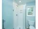 Updated bathroom with a walk-in shower and modern vanity at 738 Olney Rd, Charleston, SC 29414