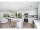 Modern kitchen with stainless steel appliances and an island at 738 Olney Rd, Charleston, SC 29414