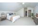 Main bedroom with king bed, walk-in closet, and ensuite bathroom access at 738 Olney Rd, Charleston, SC 29414