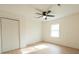 Bright bedroom with ceiling fan, window, and light flooring at 106 Reardon Ave, Walterboro, SC 29488