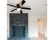 Modern stone fireplace with a simple, clean design at 106 Reardon Ave, Walterboro, SC 29488