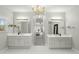 Double vanity bathroom with access to bedroom and hallway at 122 Cainhoy Landing Rd, Charleston, SC 29492