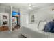 Spacious bedroom with large TV and ample closet space at 122 Cainhoy Landing Rd, Charleston, SC 29492