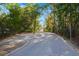 Long gravel driveway, lined with trees, leading to a home at 122 Cainhoy Landing Rd, Charleston, SC 29492