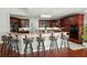 Spacious kitchen with granite countertops and cherry cabinets at 122 Cainhoy Landing Rd, Charleston, SC 29492