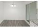 Simple dining area with hardwood floors and sliding door access at 211 Water Wheel Rd, Ridgeville, SC 29472