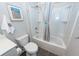 Small bathroom with shower/tub combo and toilet at 443 Switchgrass Dr, Summerville, SC 29486