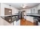 Kitchen with granite countertops and stainless steel appliances at 1441 Waterside Ct, Mount Pleasant, SC 29464