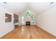 Spacious living room with hardwood floors and a fireplace at 1441 Waterside Ct, Mount Pleasant, SC 29464