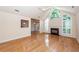 Living room with hardwood floors, fireplace and high ceilings at 1441 Waterside Ct, Mount Pleasant, SC 29464