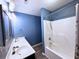 Bathroom with a tub shower combo and updated vanity at 148 Pine Shadow Dr, Goose Creek, SC 29445