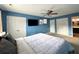 Bright bedroom featuring a large bed and ample closet space at 148 Pine Shadow Dr, Goose Creek, SC 29445