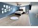 Spacious bedroom with ceiling fan and wall-to-wall carpet at 148 Pine Shadow Dr, Goose Creek, SC 29445