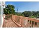 Wooden balcony with a view of the neighborhood at 2305 Myrtle St, Edisto Beach, SC 29438