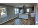 Renovated kitchen featuring an island and modern appliances at 412 Live Oak St, Walterboro, SC 29488
