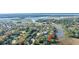 Aerial view highlighting home's location in a desirable waterfront community at 46 Chadwick Dr, Charleston, SC 29407