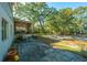 Spacious backyard with mature trees and privacy at 46 Chadwick Dr, Charleston, SC 29407
