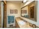 Elegant bathroom with tiled shower and large vanity at 46 Chadwick Dr, Charleston, SC 29407