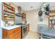 View of kitchen with stainless steel appliances and wooden cabinets at 46 Chadwick Dr, Charleston, SC 29407