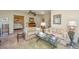 Relaxing living room with sofas and views into bedroom at 46 Chadwick Dr, Charleston, SC 29407